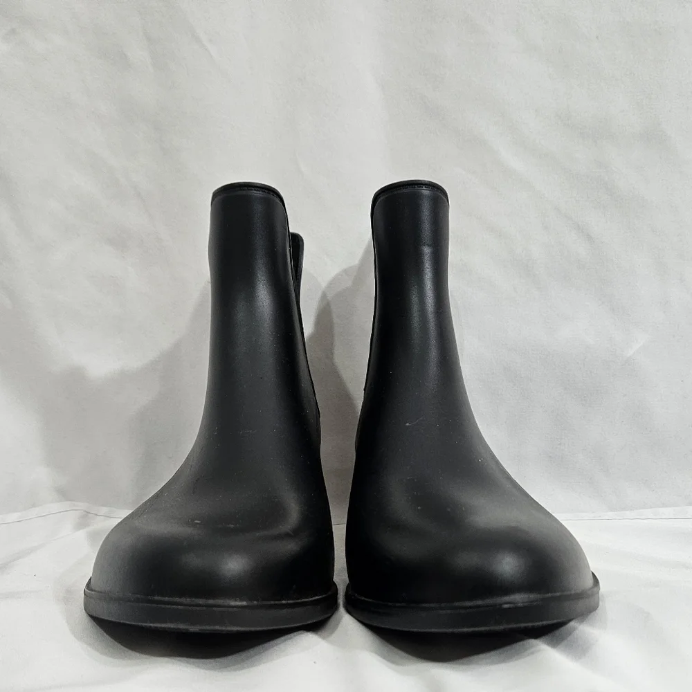 Sam Edelman Tinsley Black Ankle Rain Boot Womens Size 9